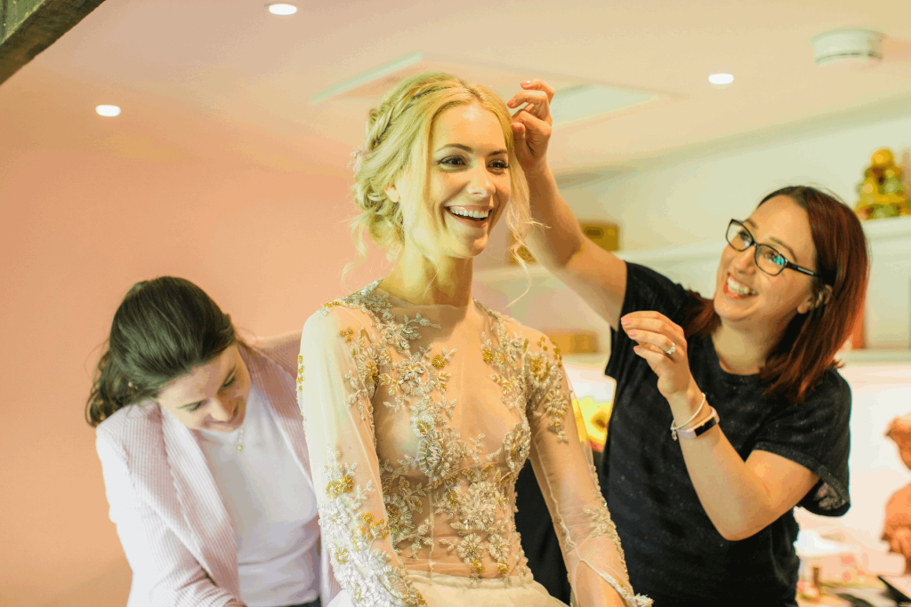 Bridal detailing with La Fête