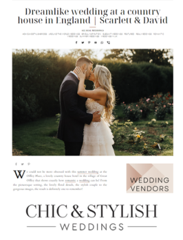 La Fete Featured On Chic and Stylish Weddings