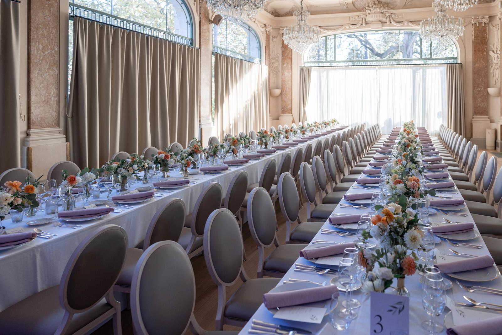 French Wedding Reception by La Fete