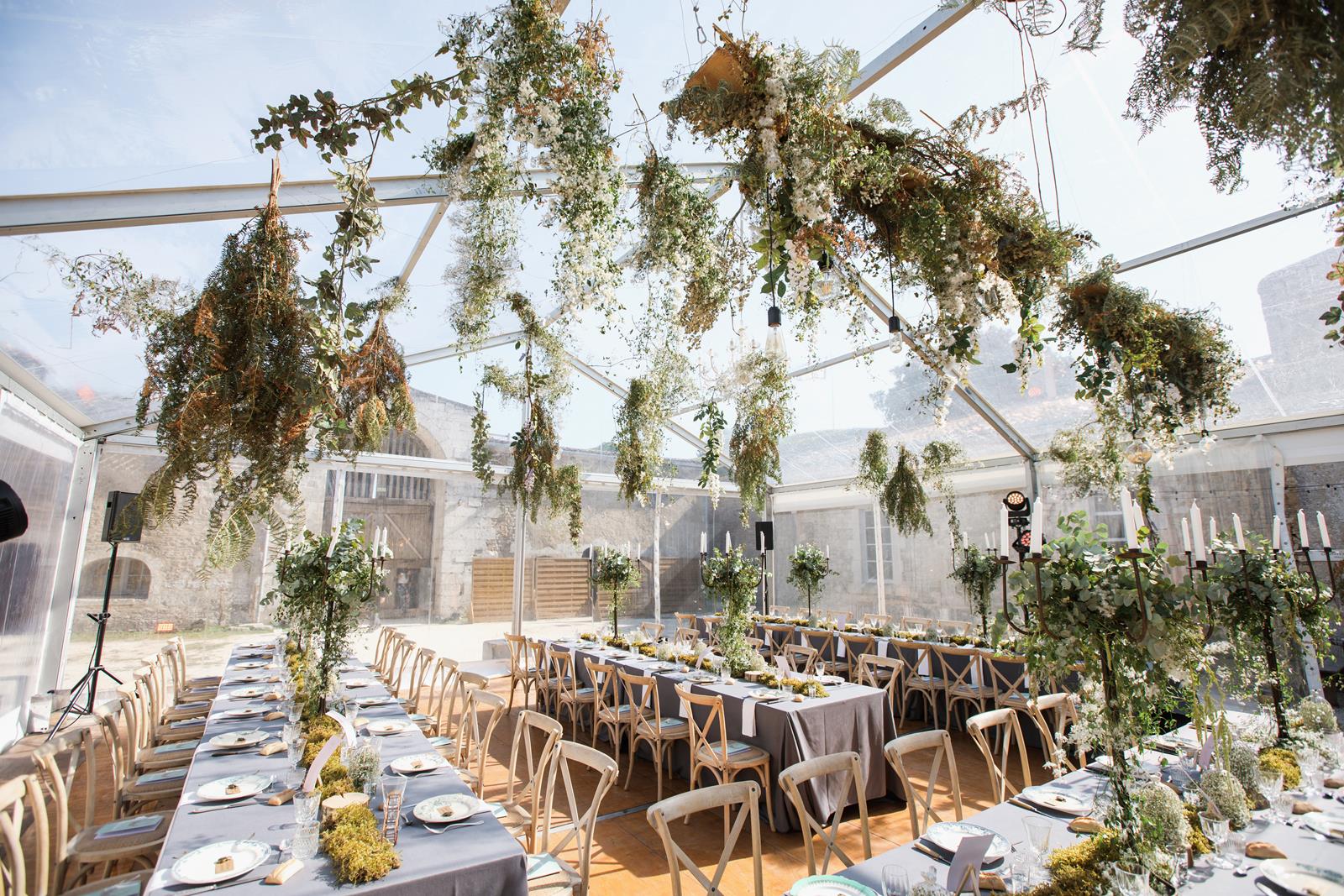 Indoor-Outdoor Wedding on Ile de Re by La Fete