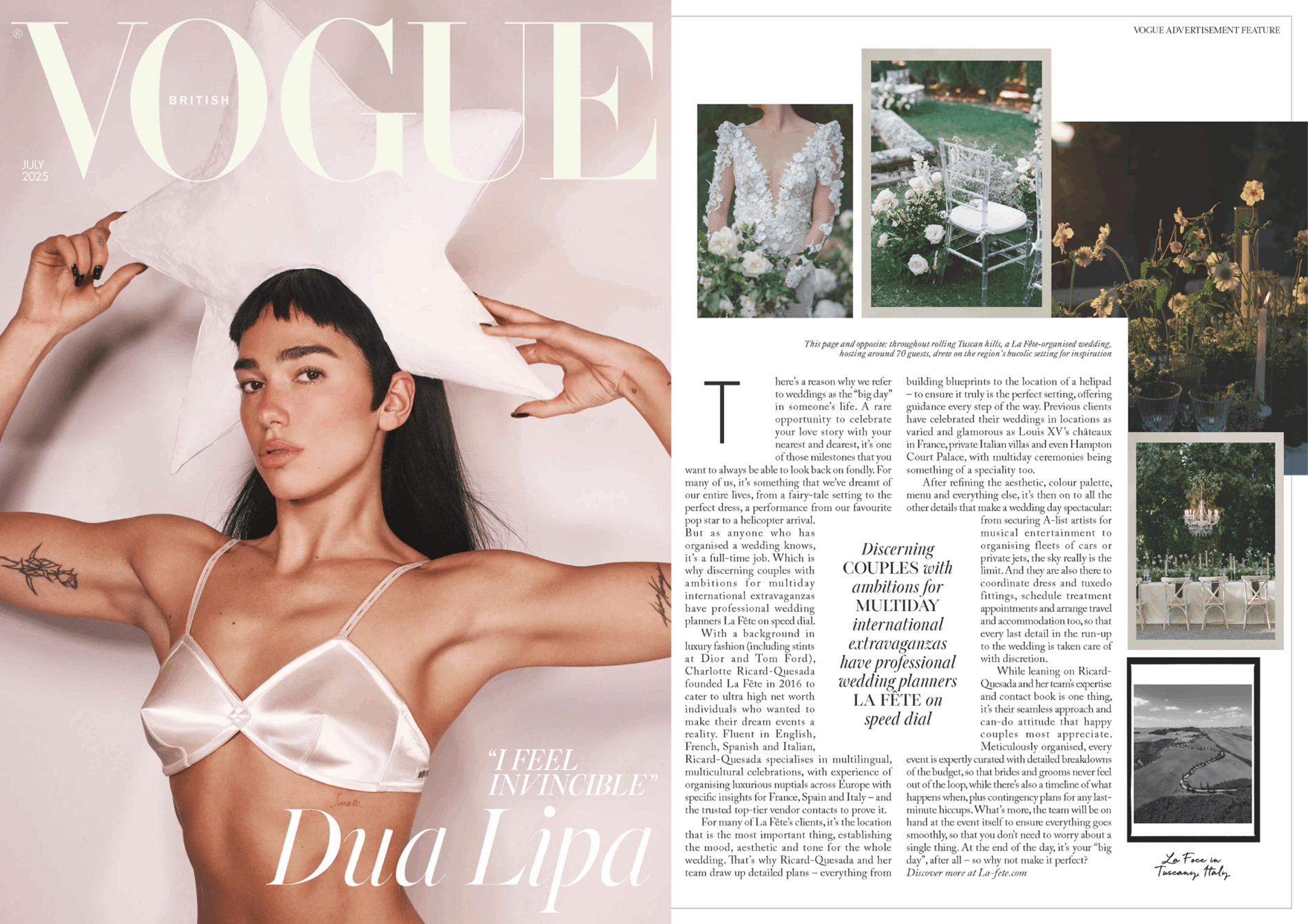 La Fête in British Vogue