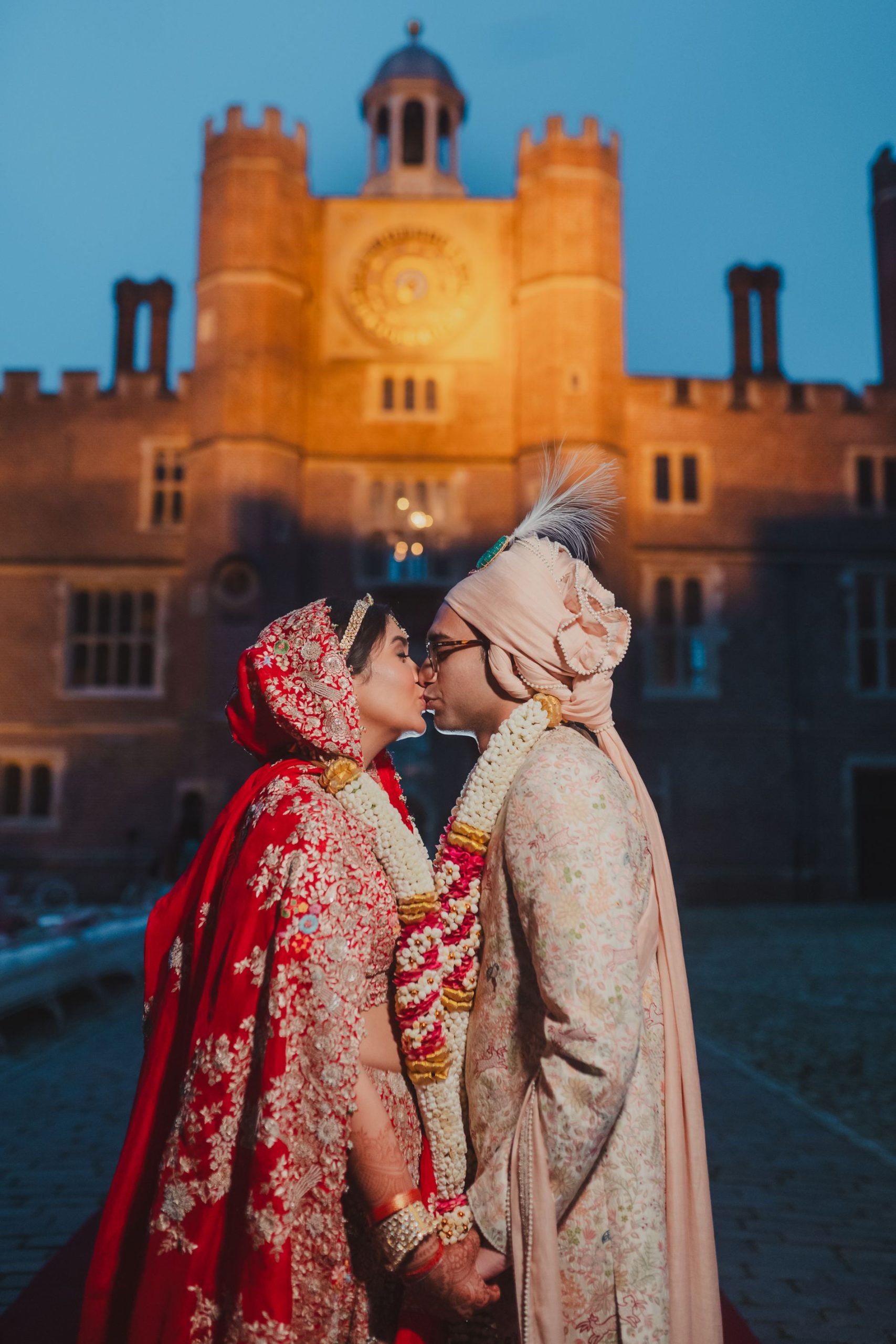 Happy Couple of the Luxury Indian Wedding