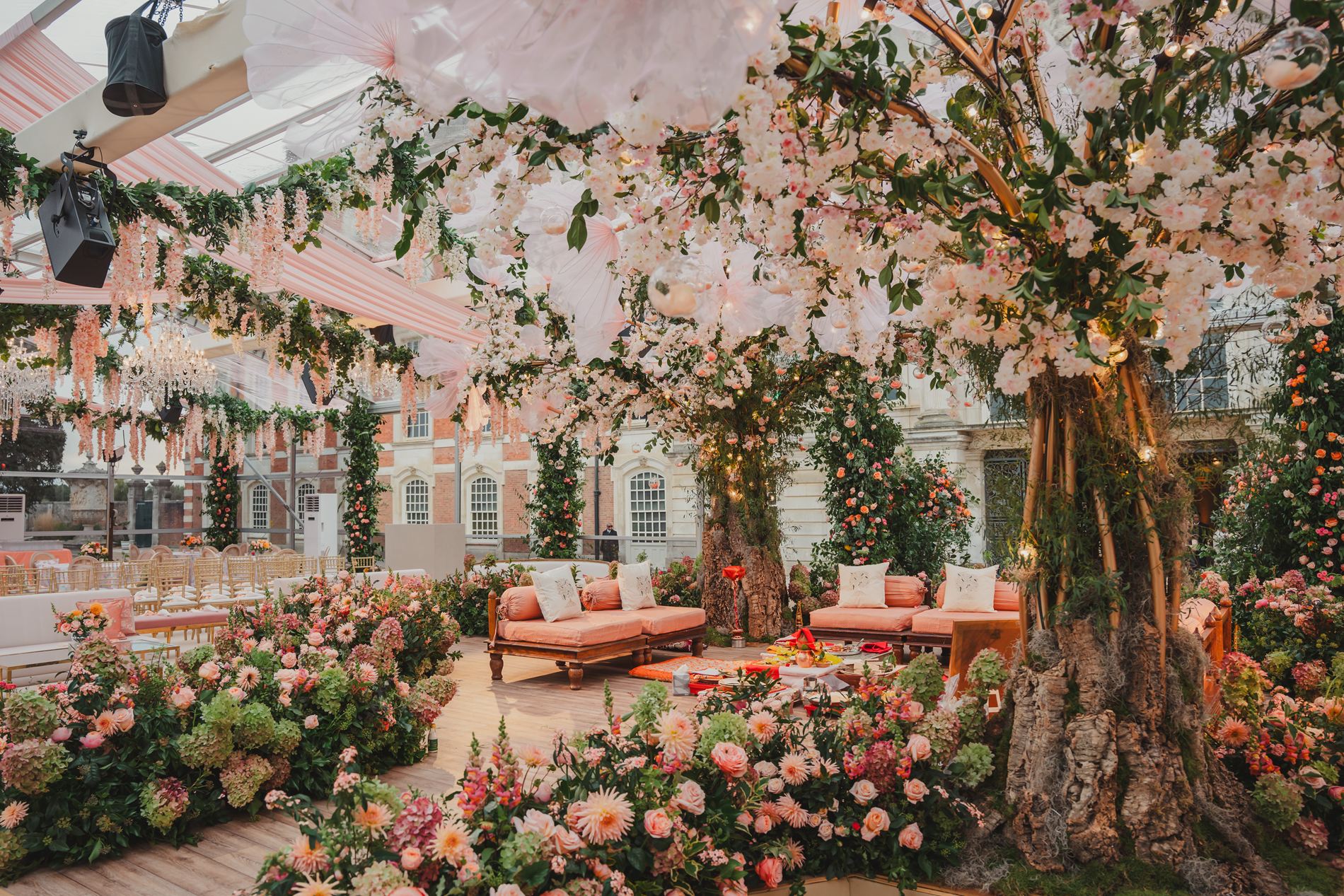 Mandap at a Luxury Indian Wedding