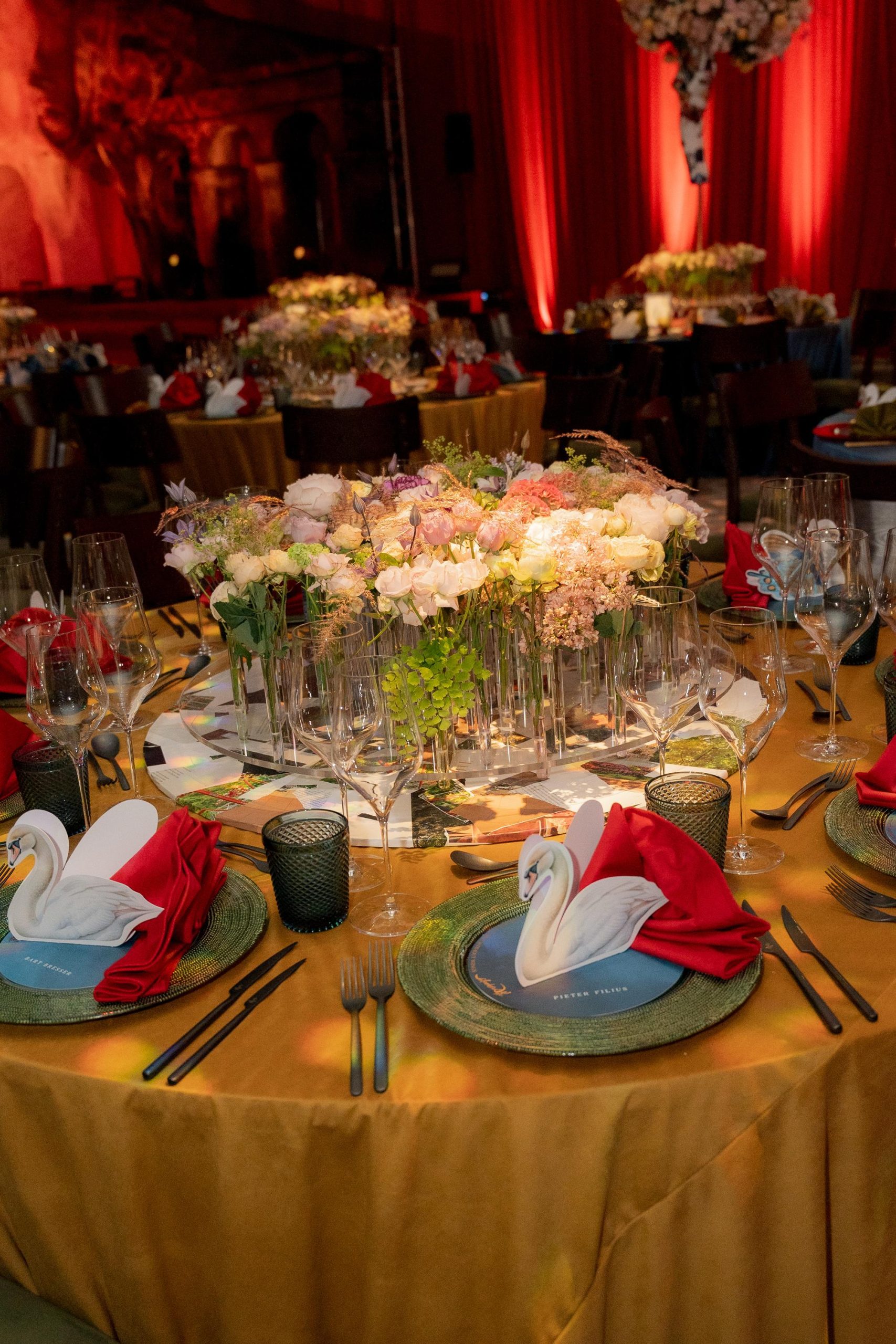 Table settings for the RSVP Awards 2026
