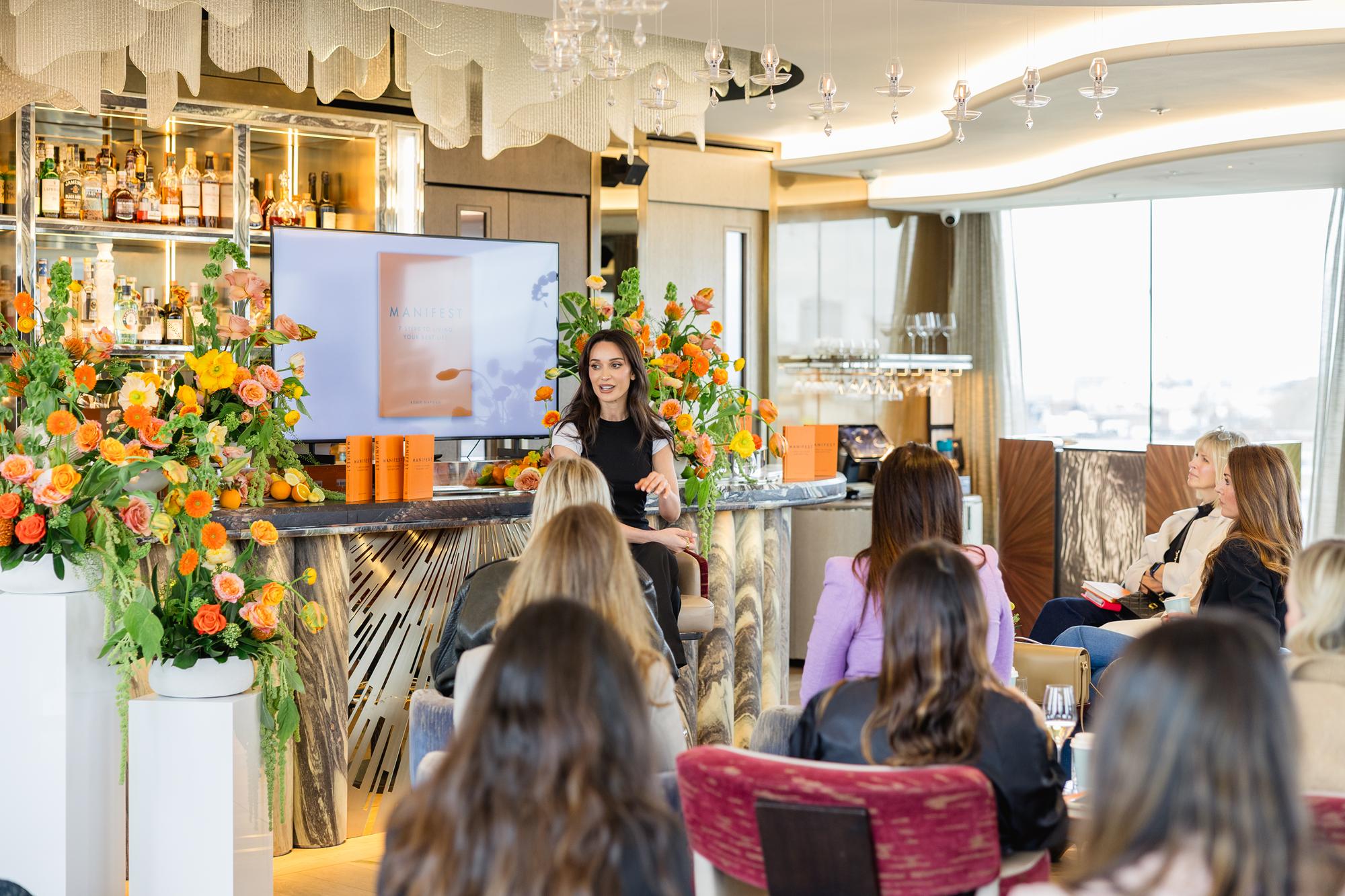 Roxie Nafousi Manifestation Lunch at the Mandarin Oriental